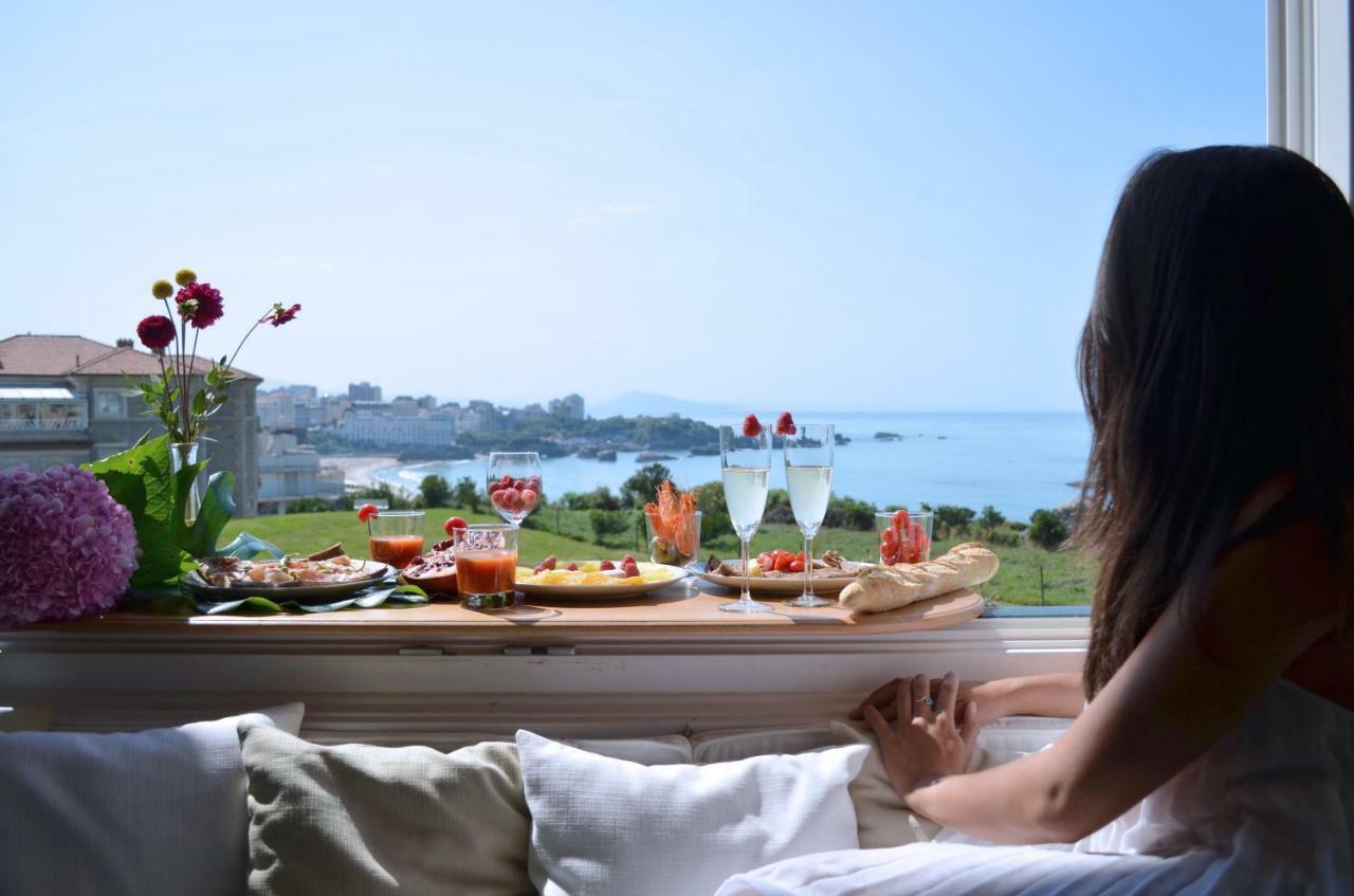 Le Sunset, Appartement Exceptionnel Ocean View - Phare - Au Calme Biarritz Exterior foto